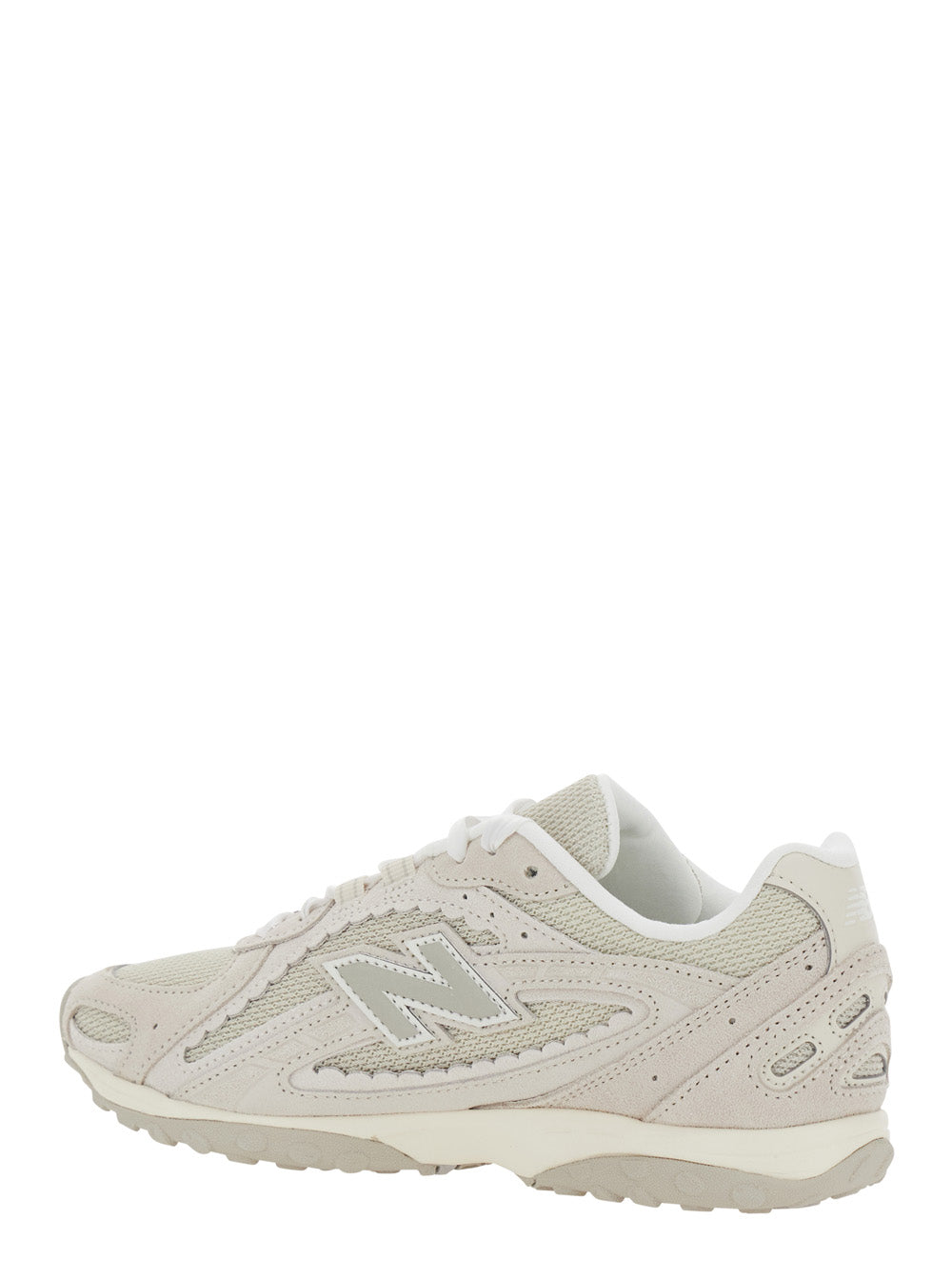 204L White Suede/textile Sneaker