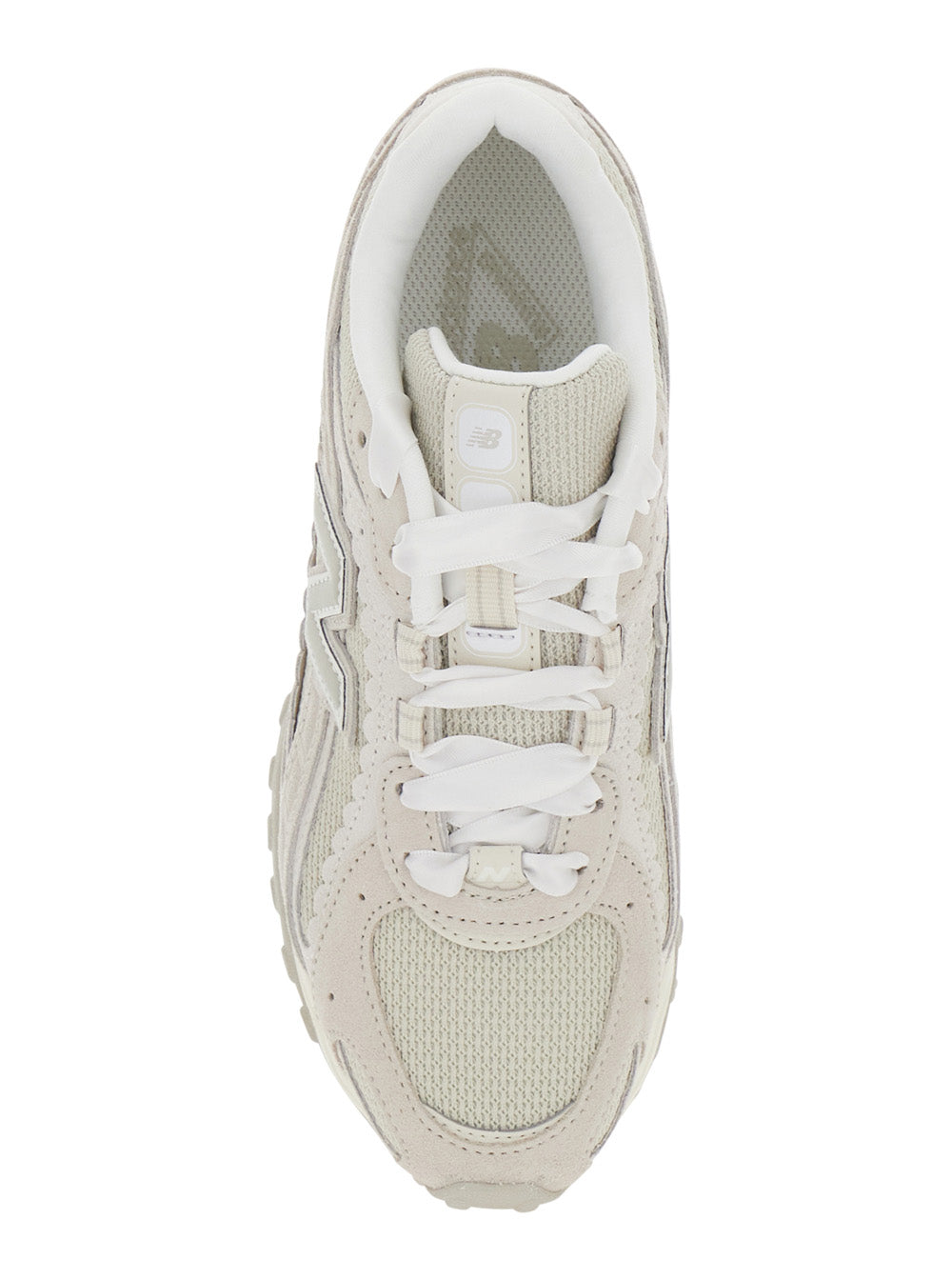 204L White Suede/textile Sneaker