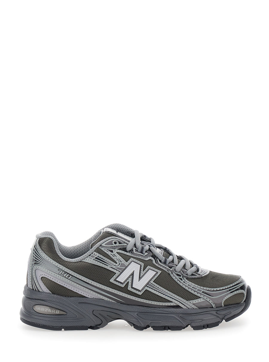 Sneakers Grey Tech Fabric Synthetic/mesh Trainers
