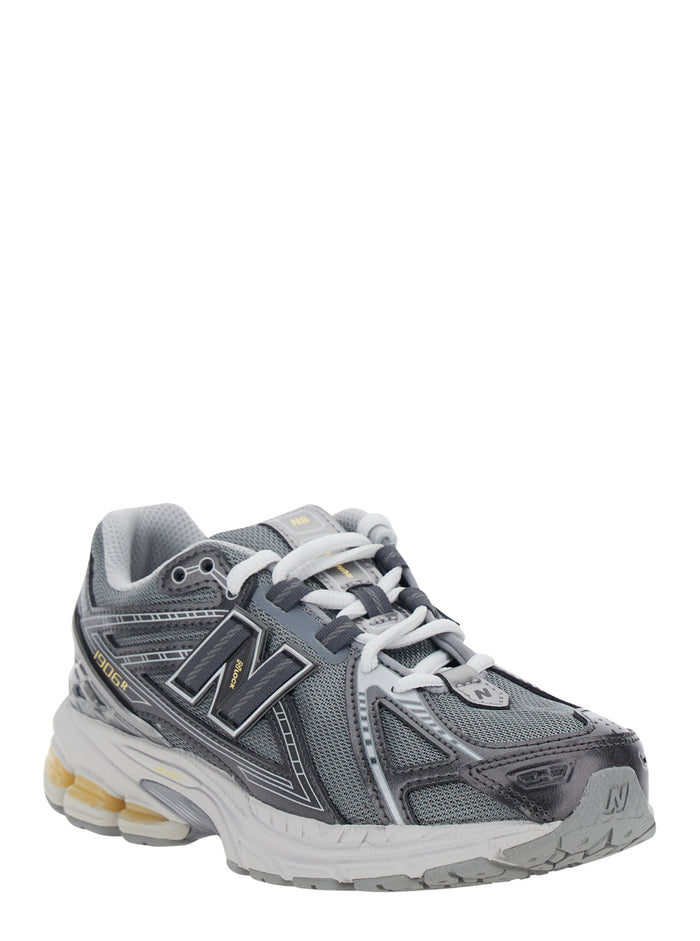 Sneakers 1907 Gray with Rubber Sole in Synthetic for Kids Grey