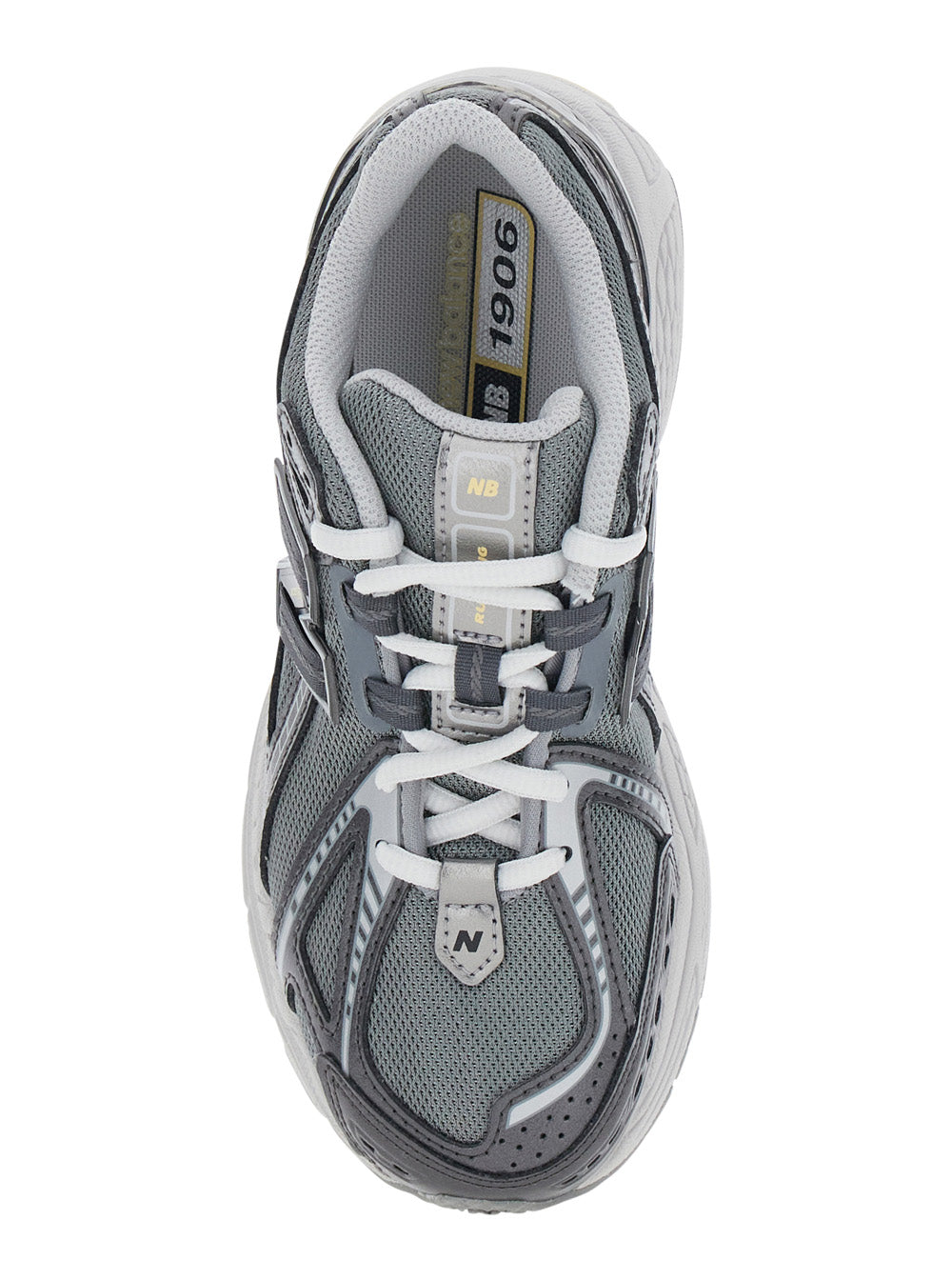 Sneakers 1907 Gray with Rubber Sole in Synthetic for Kids Grey