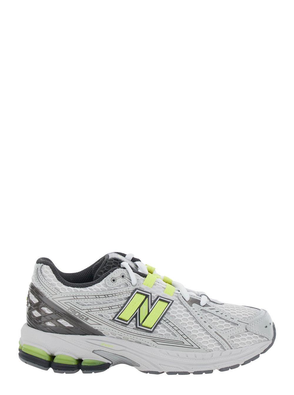 Gray Sneakers 1906 with Synthetic Upper and Rubber Sole for Men Grey