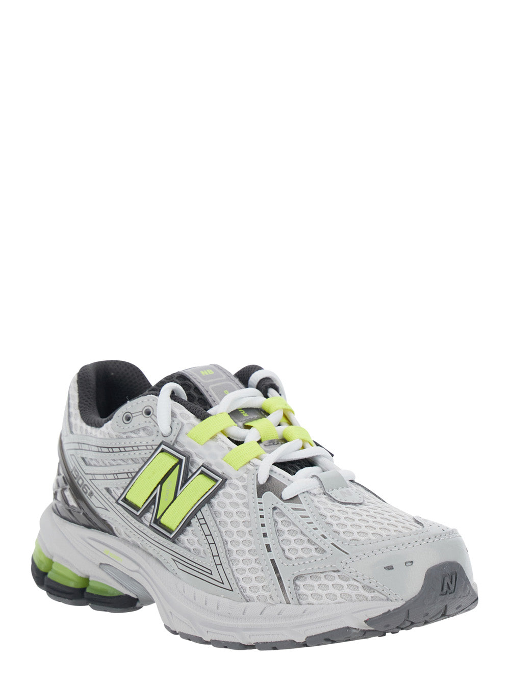 Gray Sneakers 1906 with Synthetic Upper and Rubber Sole for Men Grey