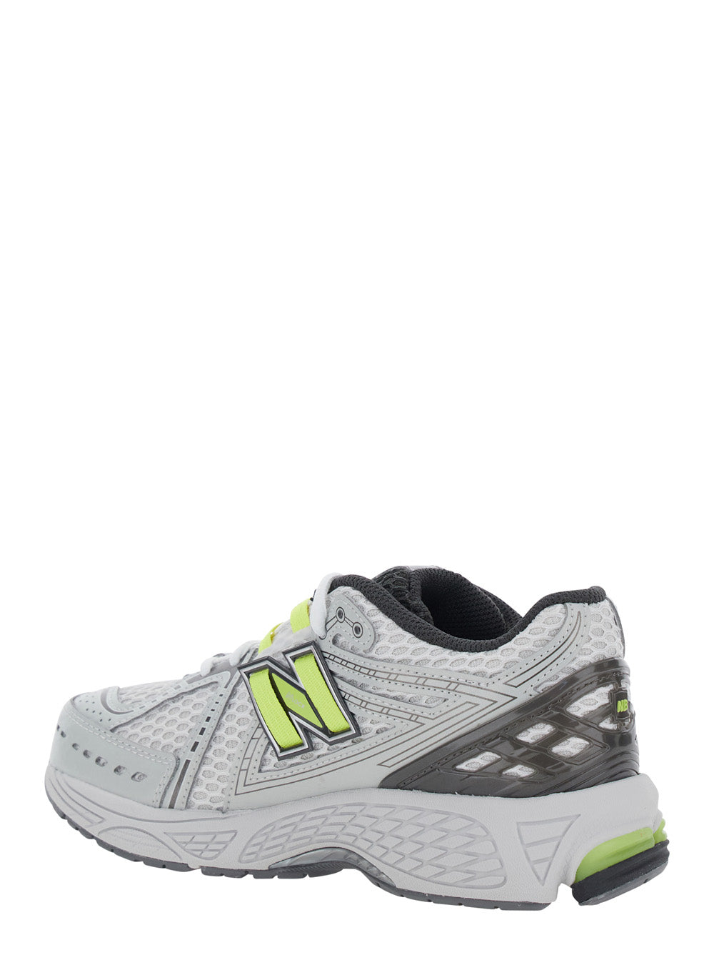Gray Sneakers 1906 with Synthetic Upper and Rubber Sole for Men Grey