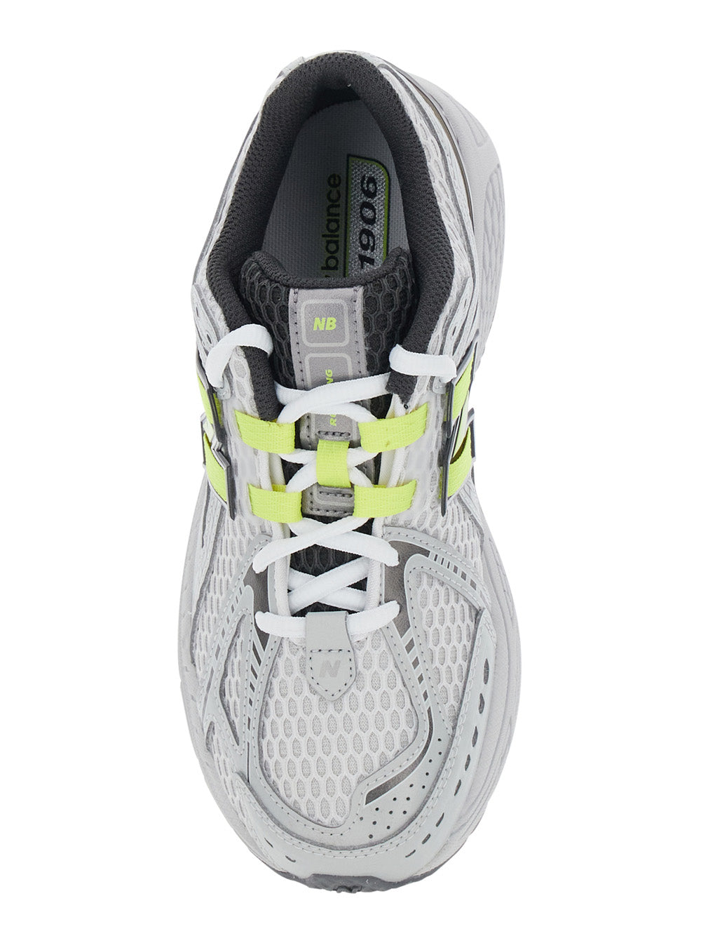 Gray Sneakers 1906 with Synthetic Upper and Rubber Sole for Men Grey