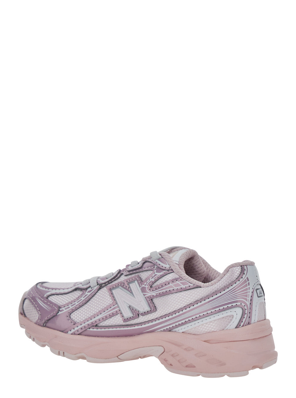 Pink 740 Sneakers with Tech Fabric Details - Synthetic Girl