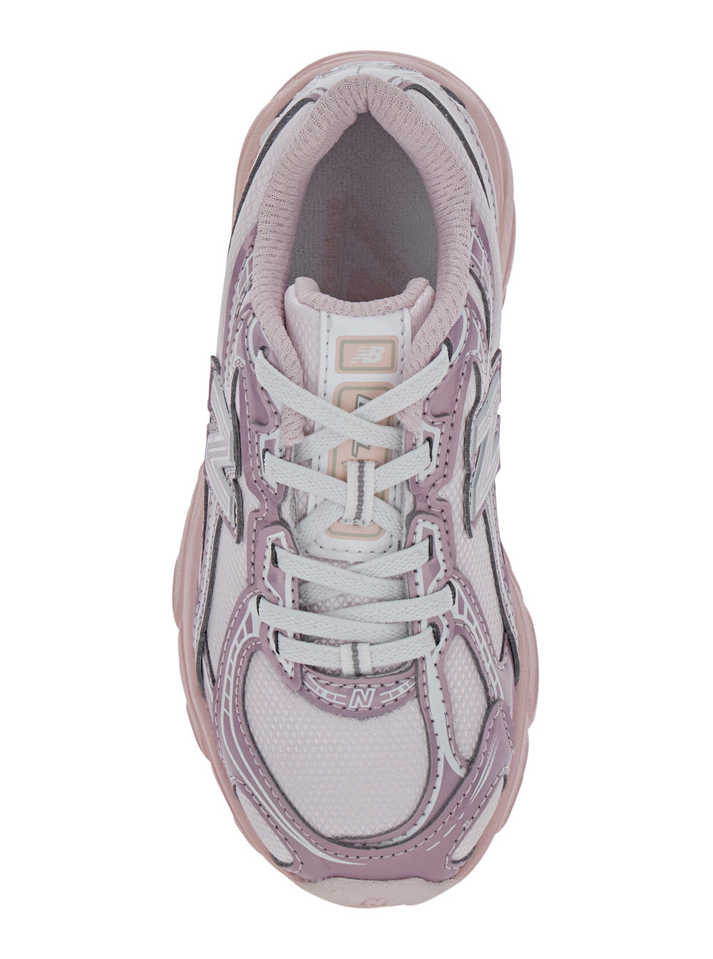 Pink 740 Sneakers with Tech Fabric Details - Synthetic Girl