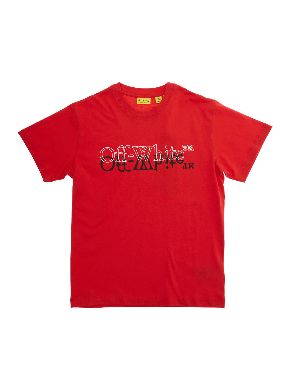 Red T-Shirt With Logo On The Front Cotton For Kids Tshirts And Polo Shirts