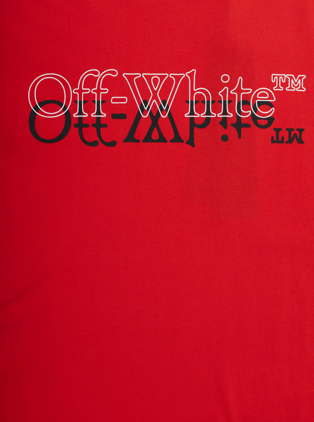 Red T-Shirt With Logo On The Front Cotton For Kids Tshirts And Polo Shirts