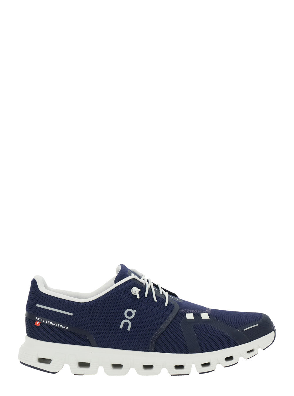 Sneaker Cloud 6 Blue Low Top with Mesh Inserts and Logo on the Side in Tech Fabric for Men Blu