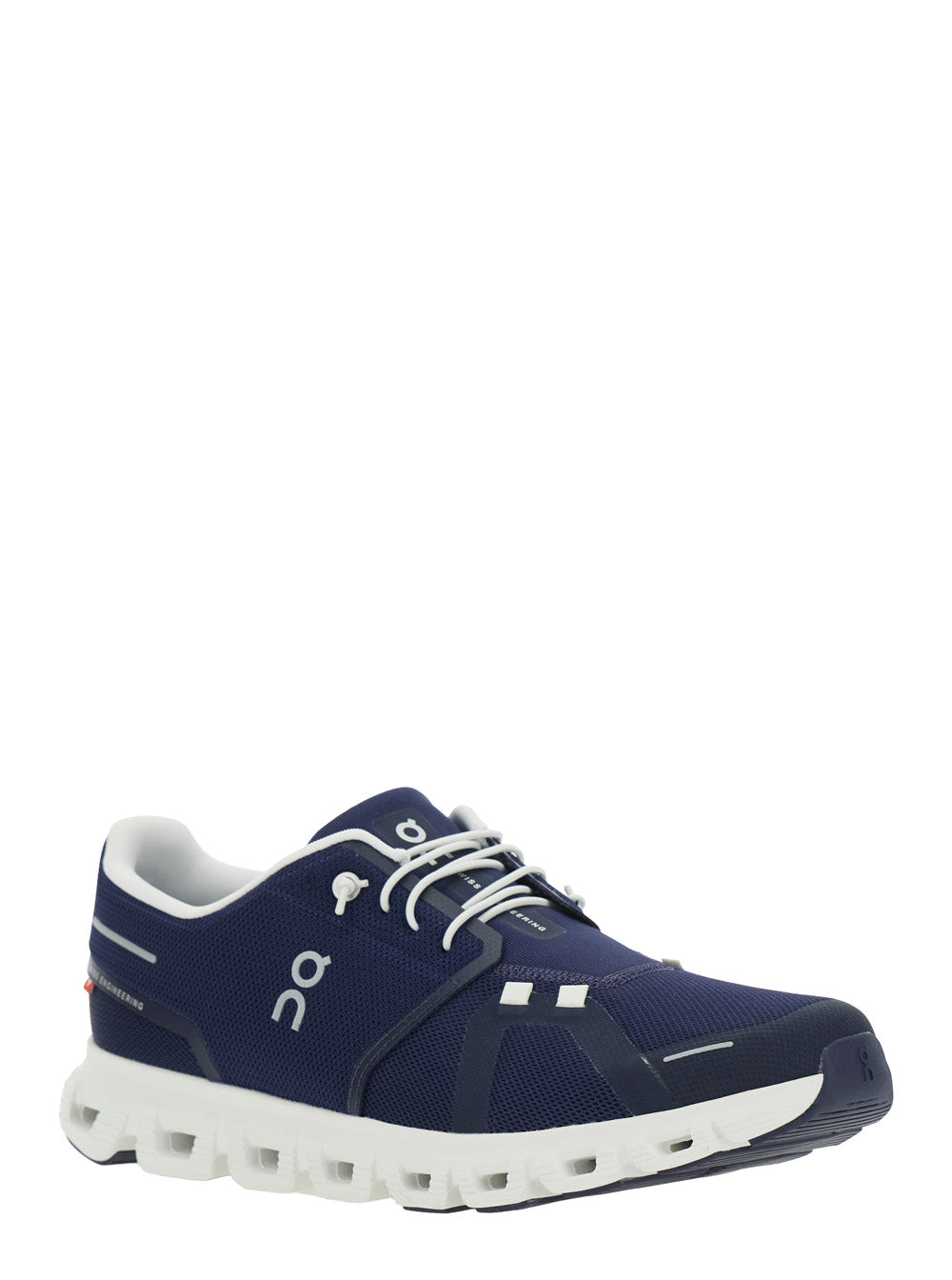 Sneaker Cloud 6 Blue Low Top with Mesh Inserts and Logo on the Side in Tech Fabric for Men Blu