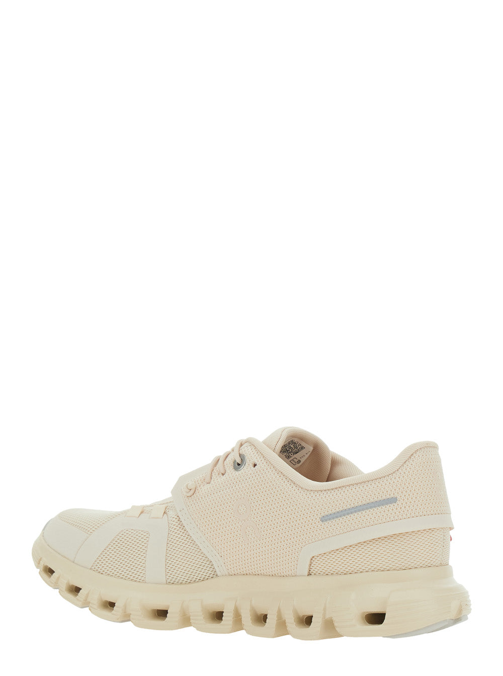 Sneaker Cloud 6 Low Top With Mesh Inserts And Logo On The Side Beige Tech Fabric For Women