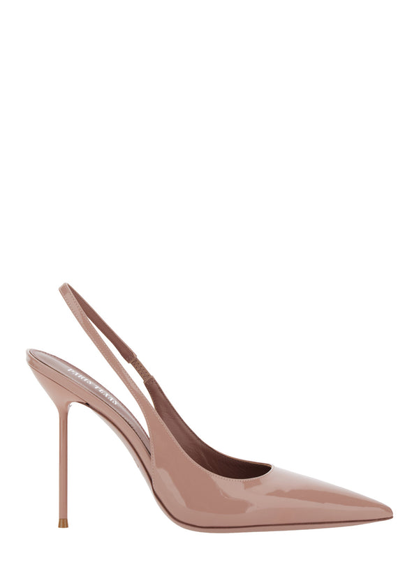 Slingback Lidia Pink Leather Calf Shoe