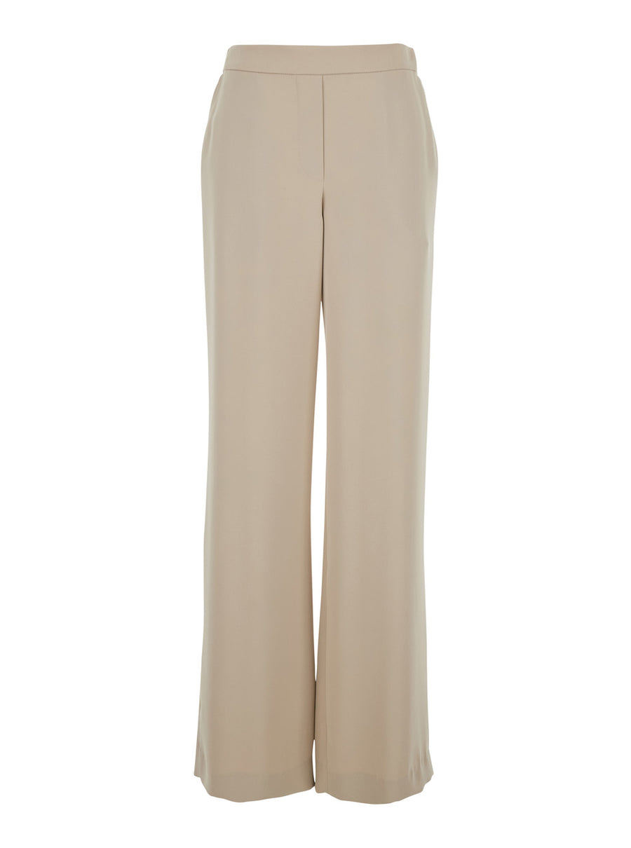 Trousers Beige Polyester