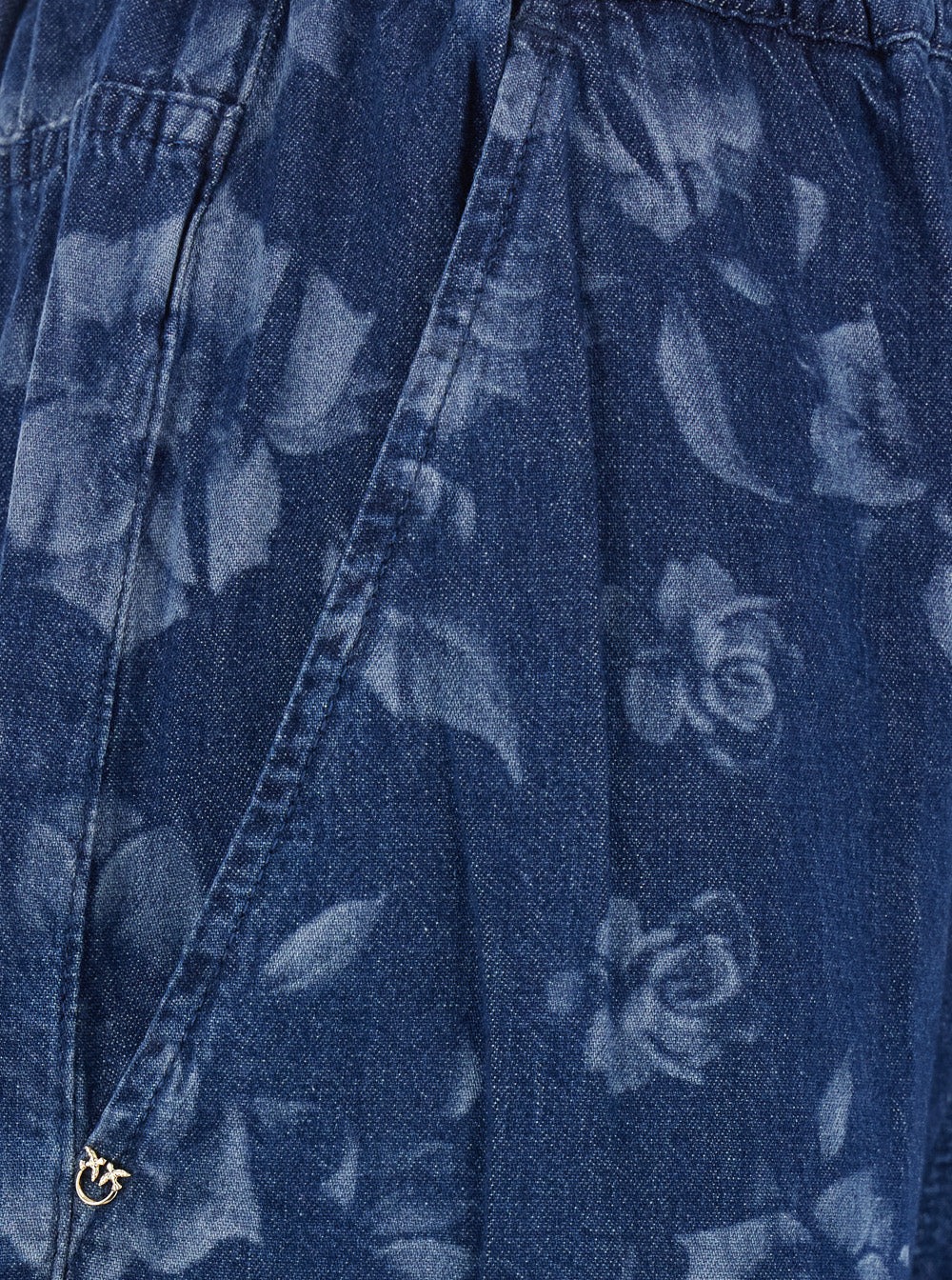 Puro Light Denim Pants Blue With Five Pockets And Front Closure In Cotton Women Blu Jean