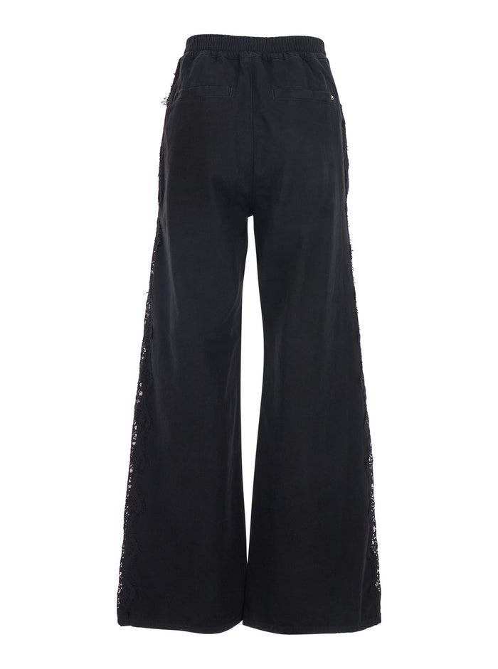 PALCO PANTALONE LIGHT BLK - Elegant pants with versatile design Cotton Women Black Trousers
