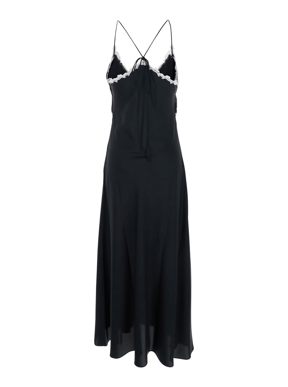 ALBINO DRESS FLUID TWILL Black Acetate