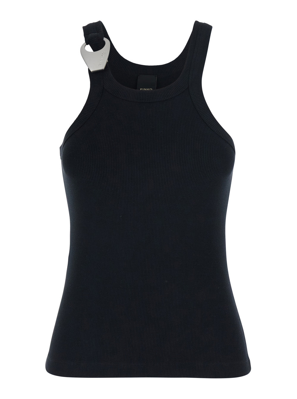 Cassis Canotta Costina Tank Design Black Cotton Women Tops