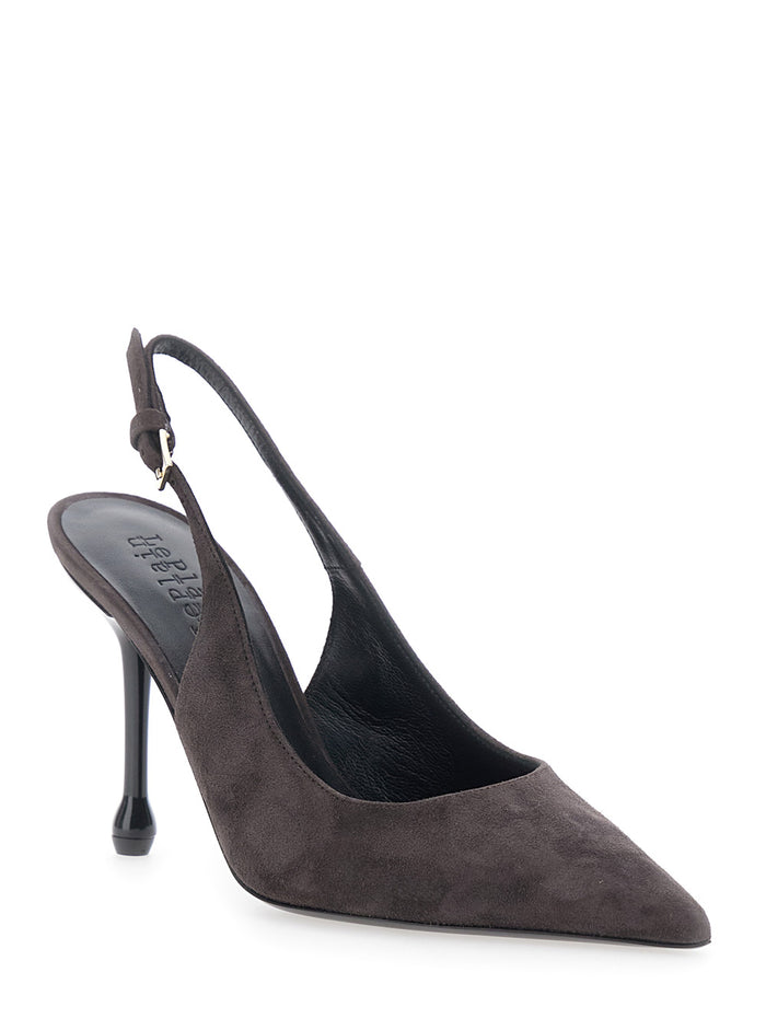 Pumps With 90mm Heel Brown Suede For Women Heels