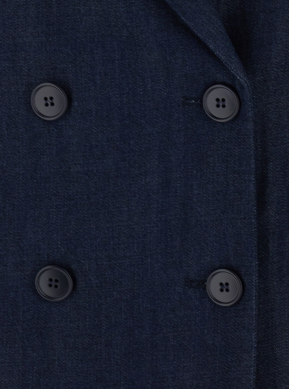 Double-breasted jacket with peak revers in blue tech fabric for women Blu Tencel Blazers