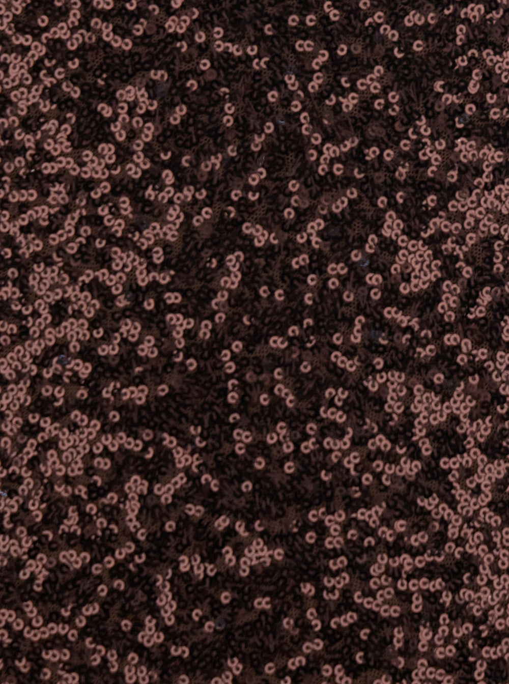 Long Dress Plain With Straps And All-Over Applied Sequins Brown Fabric For Women