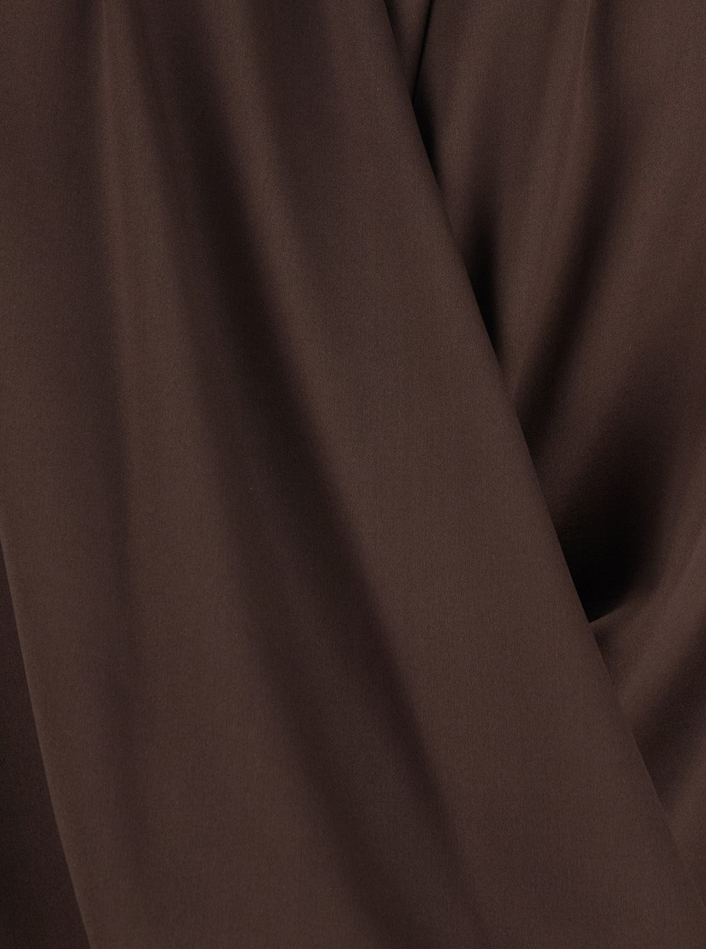V-Neck Dress in Viscose Blend Brown Women Shirts And Blouses