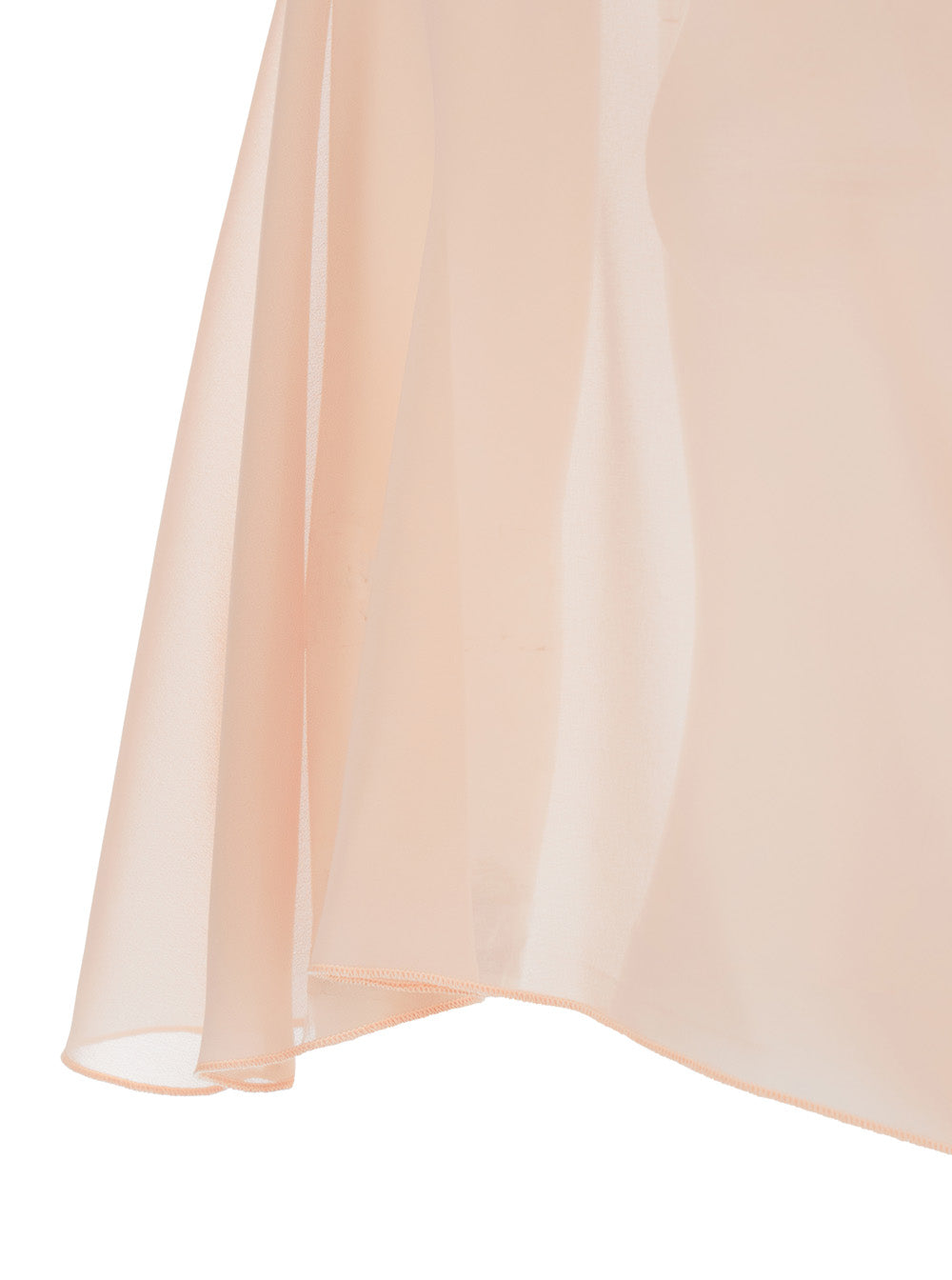 Pink Stole with side knot in Tech Fabric Woman Polyester Scarfs And Foulards