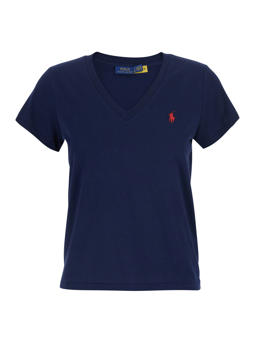 KNIT-T-SHIRT Blu Cotton Tshirts And Polo Shirts