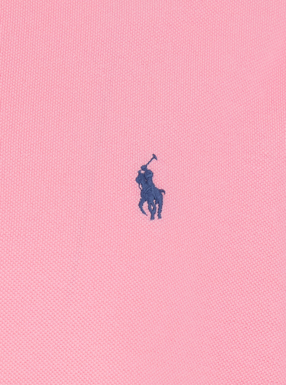 Custom Fit Pink Polo Shirt with Classic Collar and Pony Embroidery on the Front in Cotton for Men Tshirts