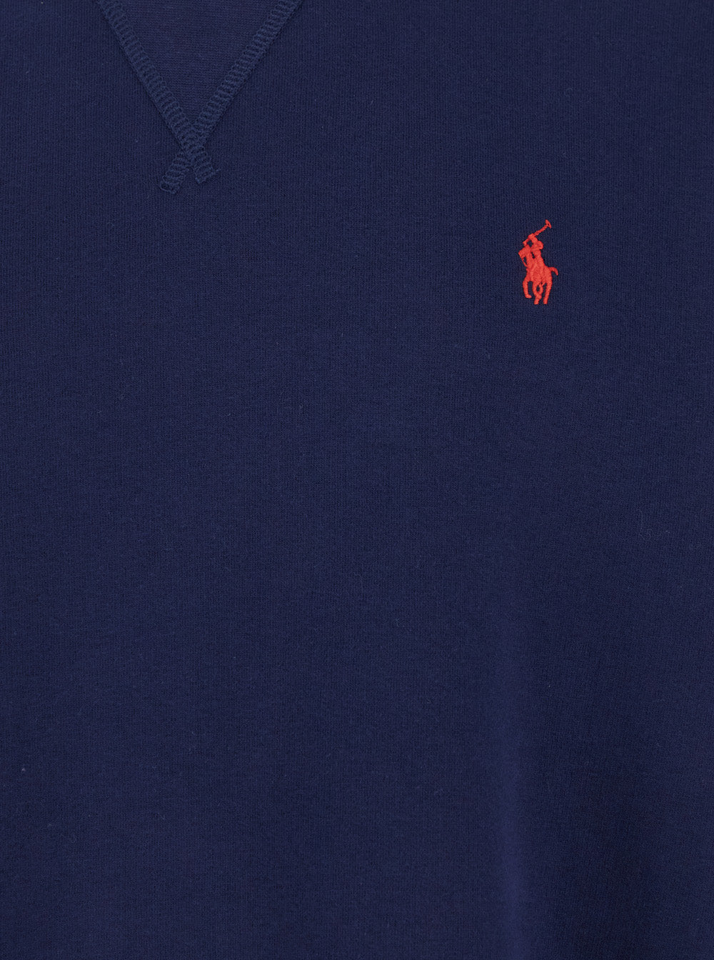 Blue Sweatshirt With Embroidered Pony Logo On The Front In Cotton Blend Man Blu Sweatshirts