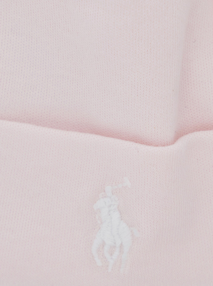 Cotton Hat With Embroidered Logo And White Visor For Boy Gloves