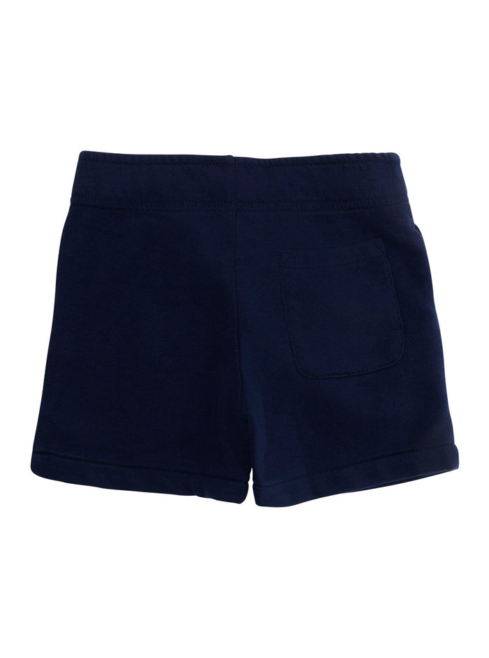 Shorts French Terry With Drawstring Blue Boy Blu And Bermuda