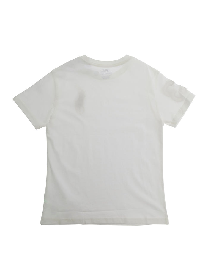 White T-Shirt 323832907505 with Round Neck and Short Sleeves for Men Cotton Tshirts Polo Shirts