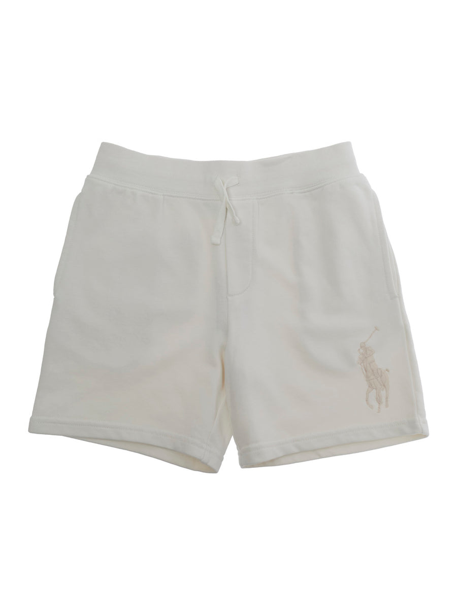 Knit Bermuda Shorts White Cotton