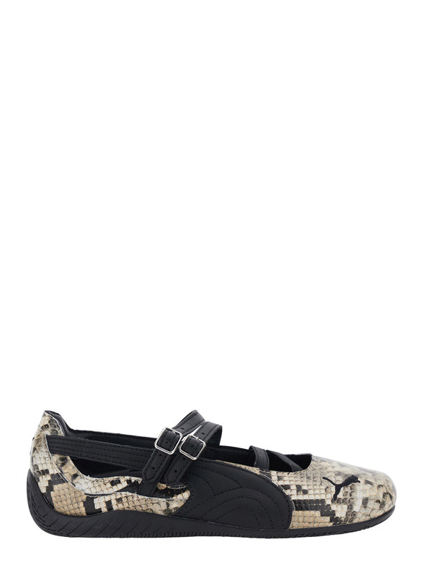 Ballet Shoes Speedcat Snake Multicolour Leather Ballerina