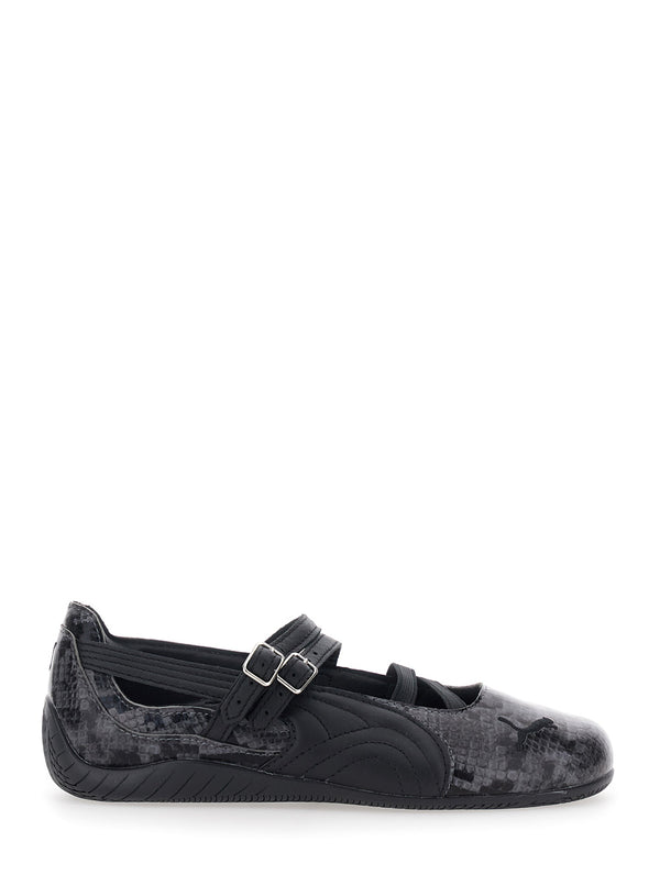 Ballet Shoes Speedcat Grey Leather Ballerina