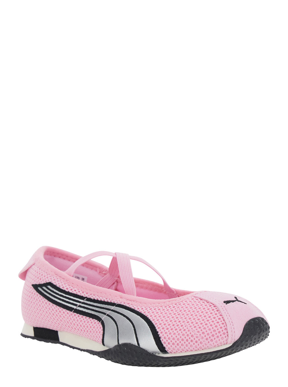 H Street Ballet Puma Shoes Pink Leather Women Ballerinas