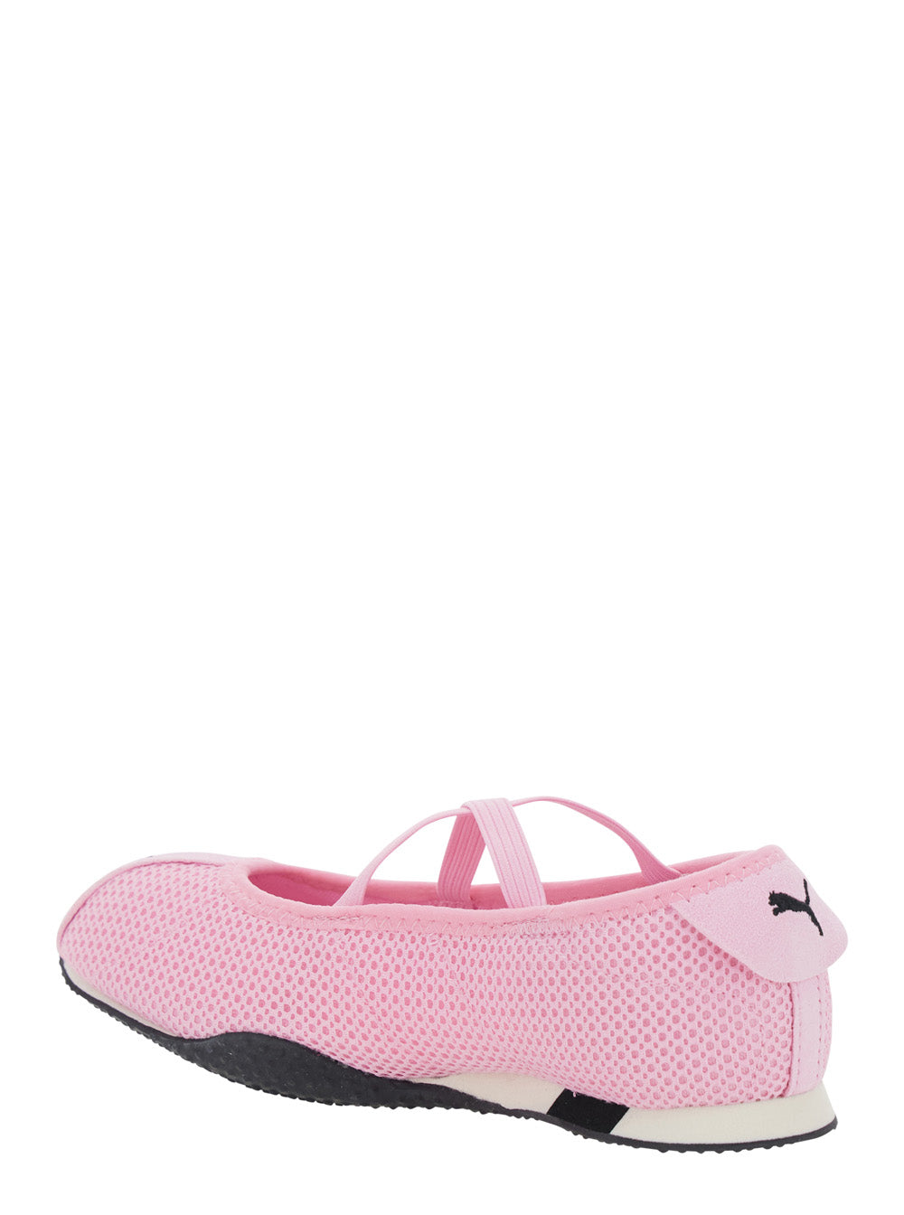 H Street Ballet Puma Shoes Pink Leather Women Ballerinas
