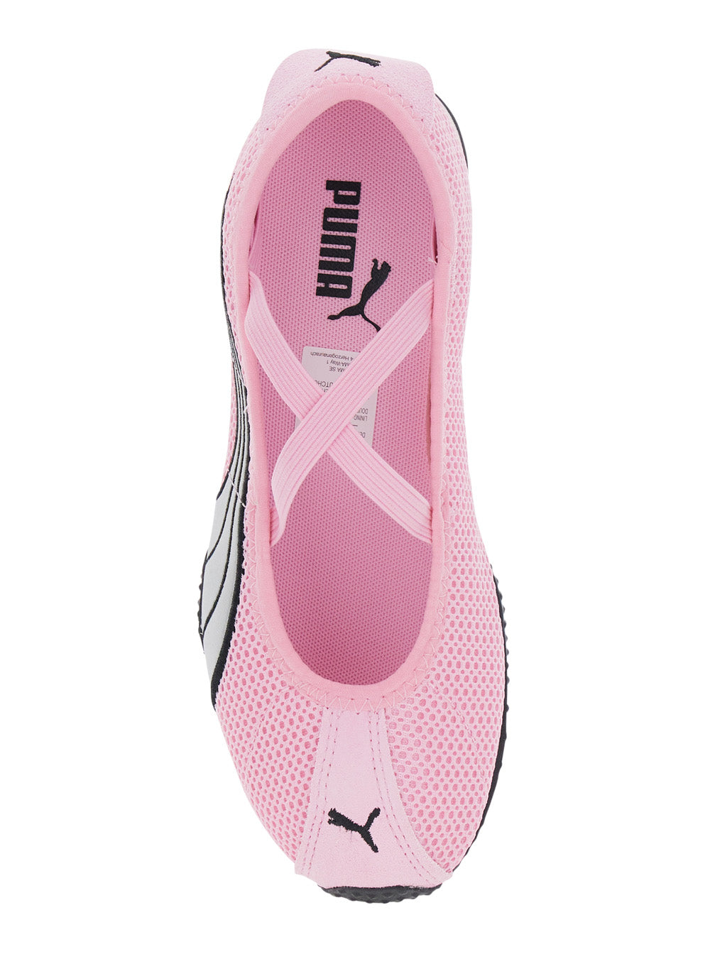 H Street Ballet Puma Shoes Pink Leather Women Ballerinas