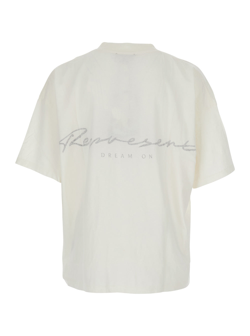 White T-Shirt with Wester Dobermans Print on the Front in Cotton and Hemp for Men Tshirts Polo Shirts