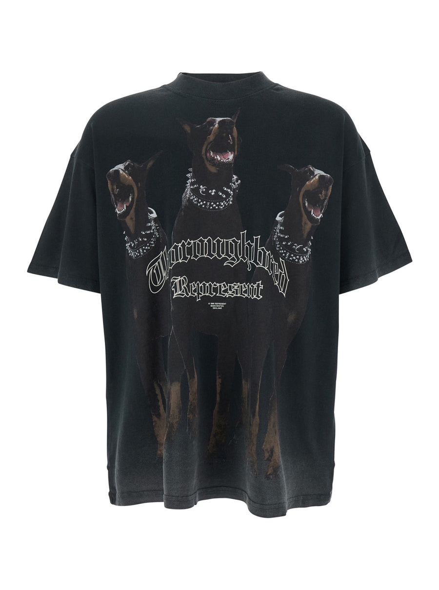 T-Shirt Thoroughbred Black Cotton T-shirts