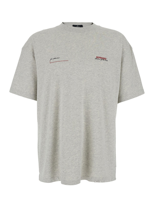 T-Shirt Patron Of The Club Grey Cotton T-shirts