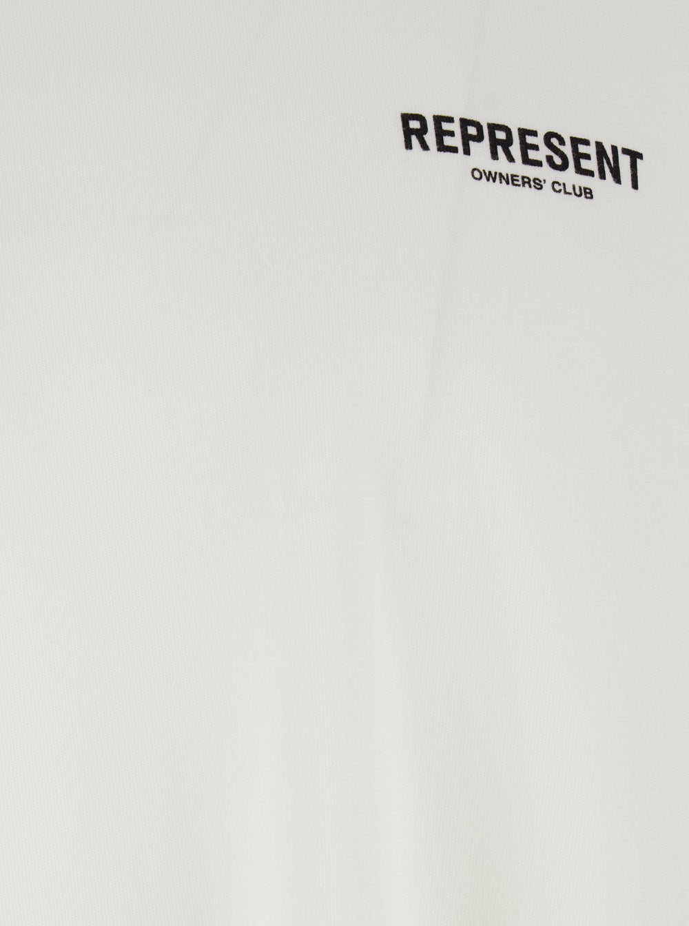 White T-Shirt with Logo on the Front and Maxi Back in Cotton for Men Tshirts Polo Shirts