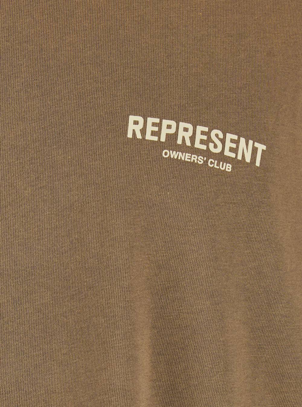 Brown T-Shirt with Logo on the Front and Maxi Back in Cotton for Men Tshirts Polo Shirts