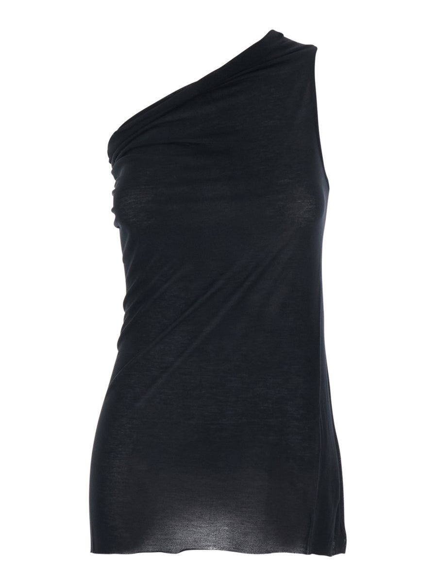 Top Athena Black Viscose Tops