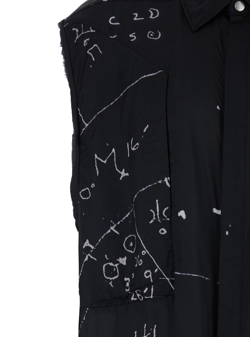 Shirt with classic collar and all-over print in black viscose blend for men Cupro Blouses