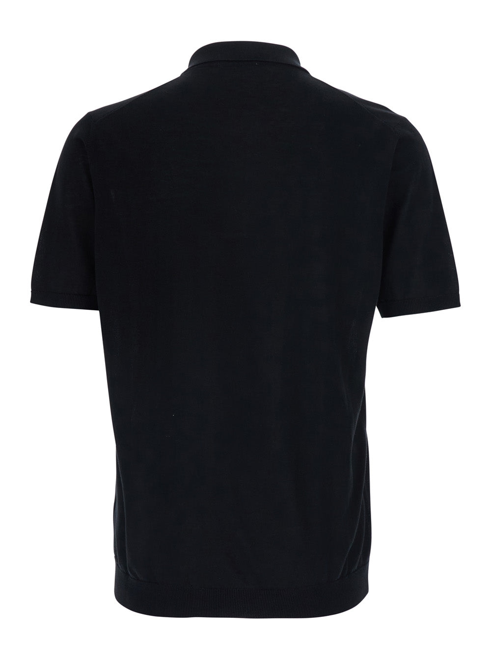 COTTON - Black T-Shirt with Round Neck Men Tshirts And Polo Shirts
