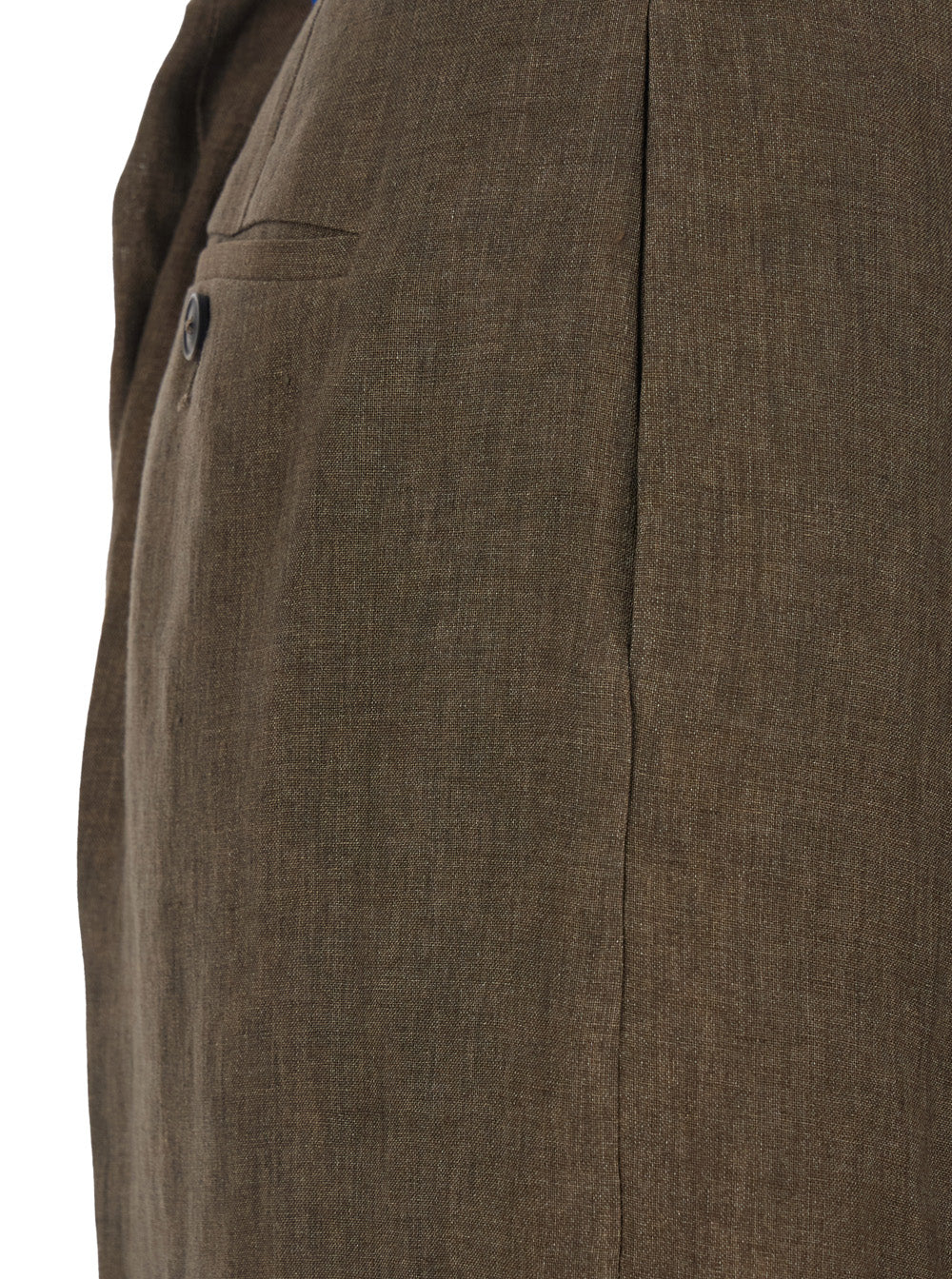 Brown Relaxed drawstring Pants Trousers