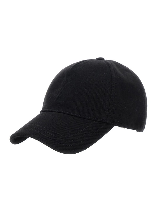 Baseball Cap Cassandre Black Cotton Textile Hat