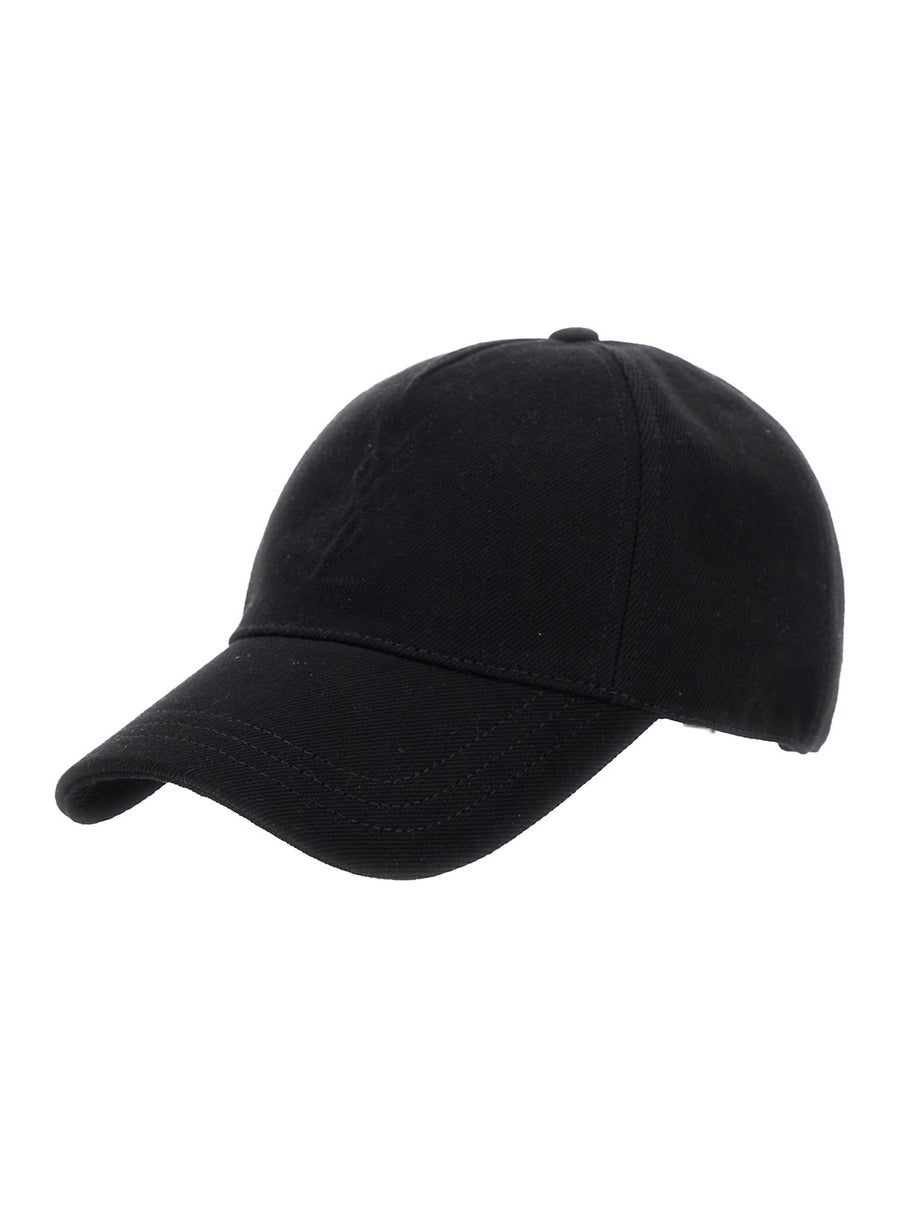 Baseball Cap Cassandre Black Cotton Textile Hat